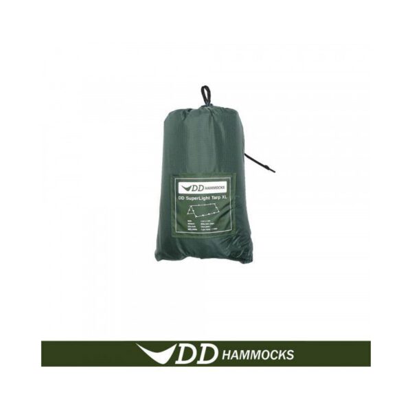 Tenda Superlight Prelata XL Olive Green DDHammocks 450 × 300 cm - 0707273933874