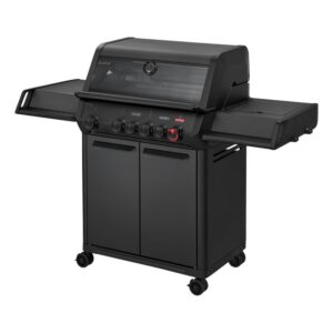 Gratar pe gaz, 4 arzatoare inox, arzator infrarosu, grile fonta, Enders Monroe Pro 4 SIKR Turbo Shadow, 836633