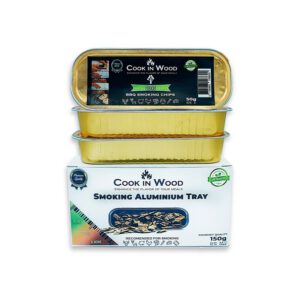 Set 3 cutii aluminiu cu aschii de afumare Cook in Wood 3 x 50 g mix fructal AT001.00