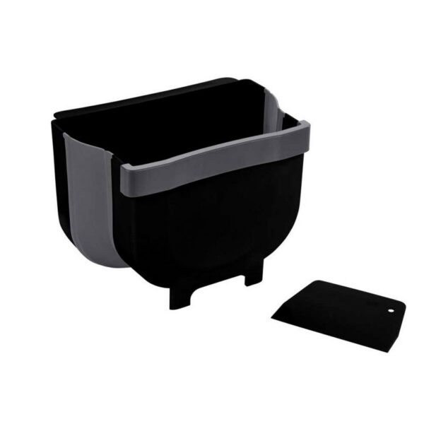 Cos de gunoi pentru usa Fago 5 litri Wenko Black Outdoor Kitchen 55028100