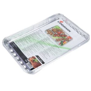 Tava din aluminiu pentru gratar, set 5 bucati, 33 x 25 cm, Landmann 0250