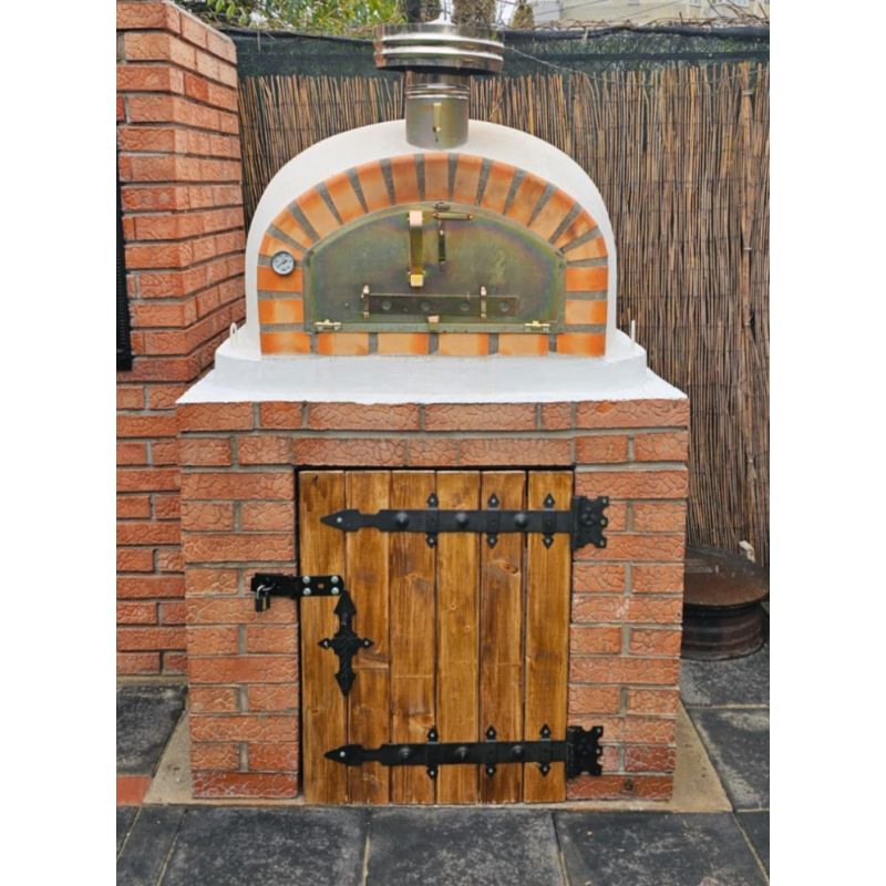 Cuptor din caramida pe lemne traditional PortoForno Pizzaioli 100 cm accesorii incluse