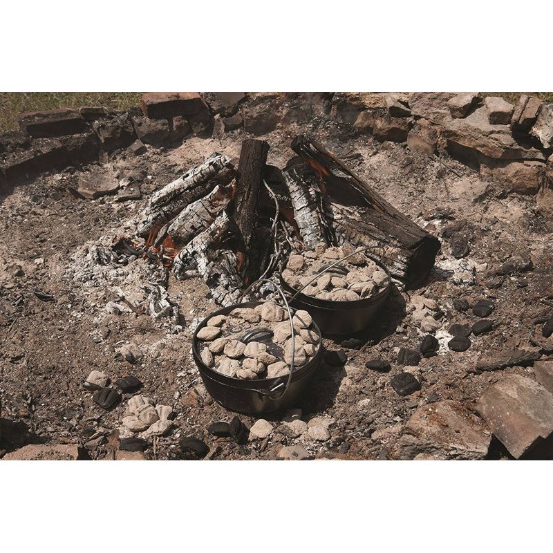 Ceaun din fonta cu capac - cuptor olandez Lodge 25,4 cm 4,7 litri L-10DCO3